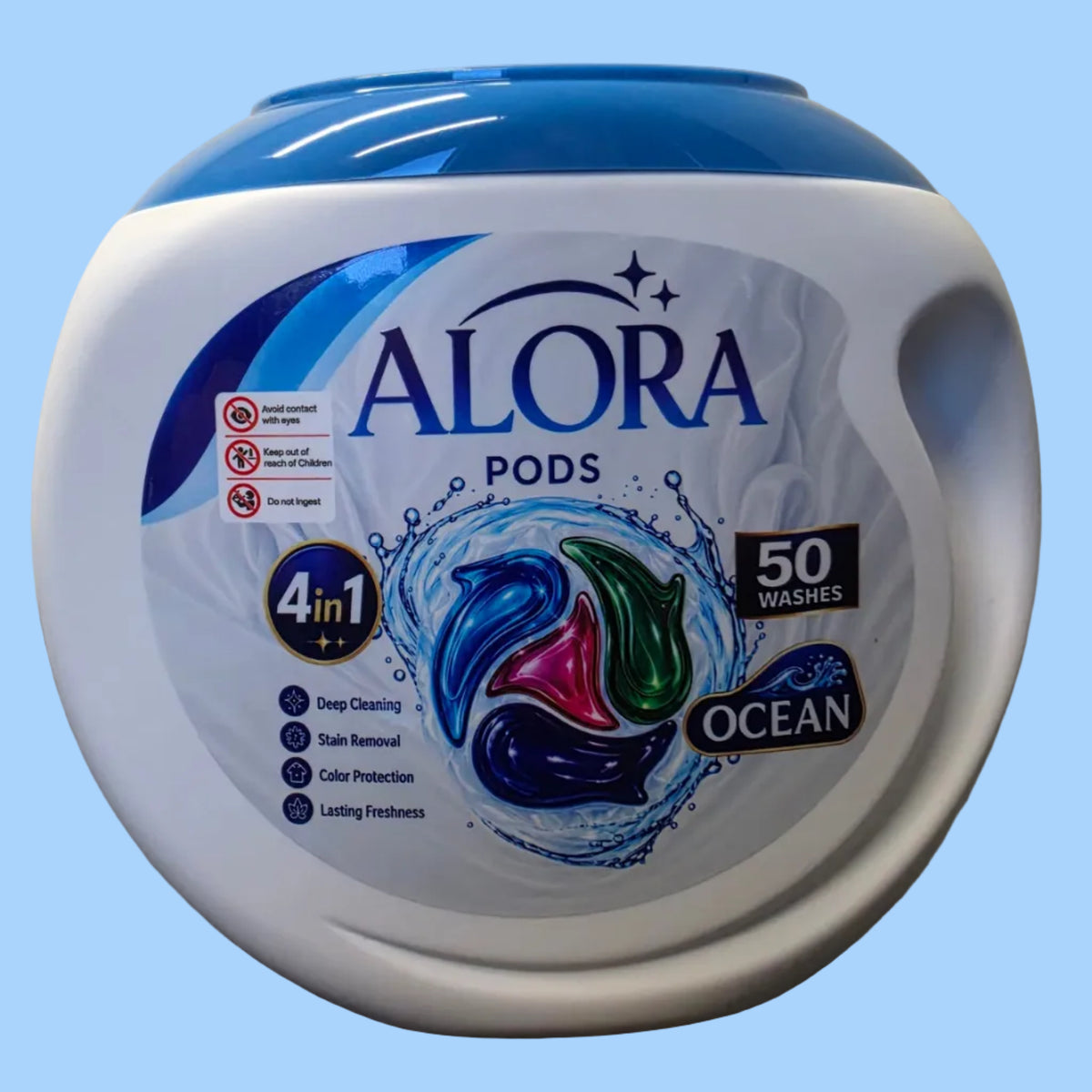 ALORA PODS 4in1 OCEAN 50 Washes 2.21 lb for all type of clothes