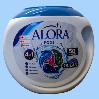 ALORA PODS 4in1 OCEAN 50 Washes 2.21 lb for all type of clothes