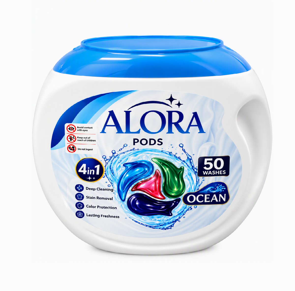 Alora Pods 4-in-1 Ocean laundry detergent pods